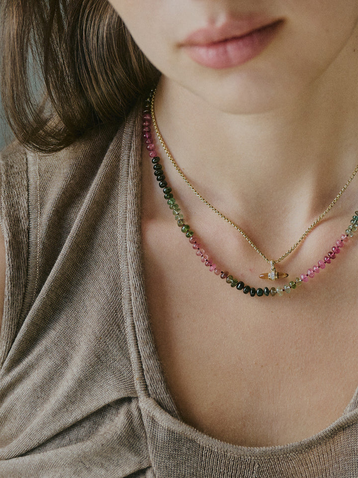 Lunette Barbell Pendant - Archival Collection