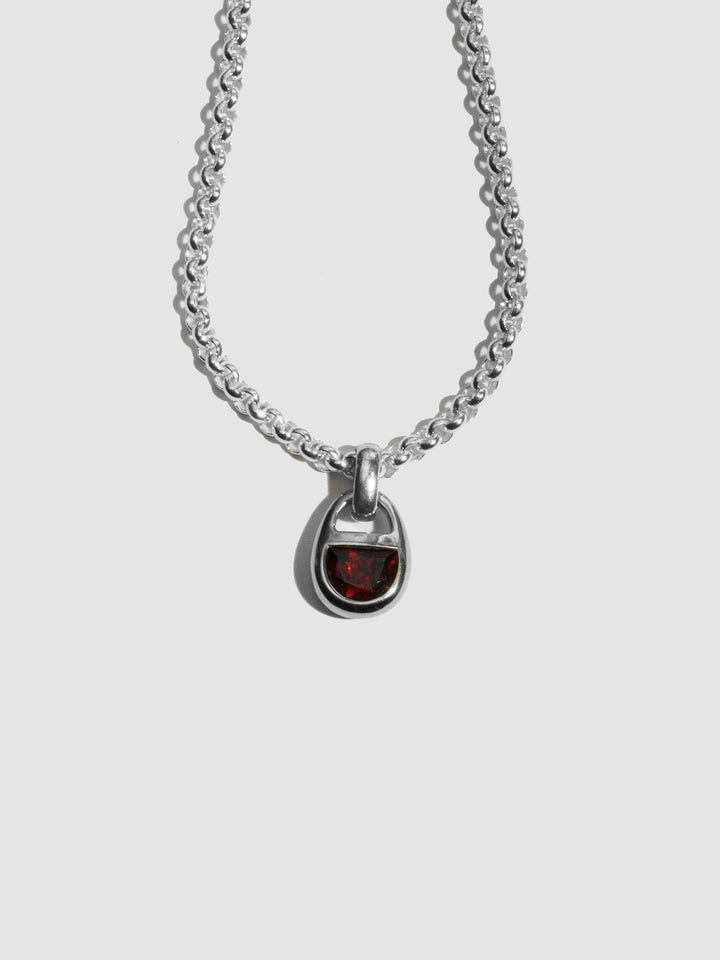 Half Moon Locket Pendant