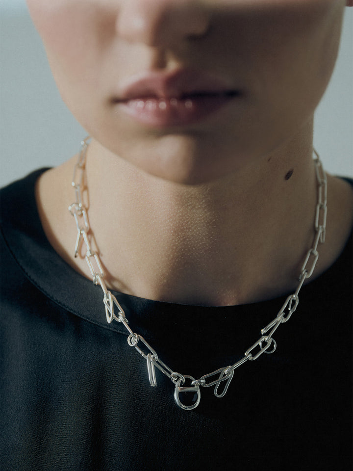 Half Moon Shag Necklace