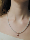 Teadrop Bezel Pendant - Archival Collection
