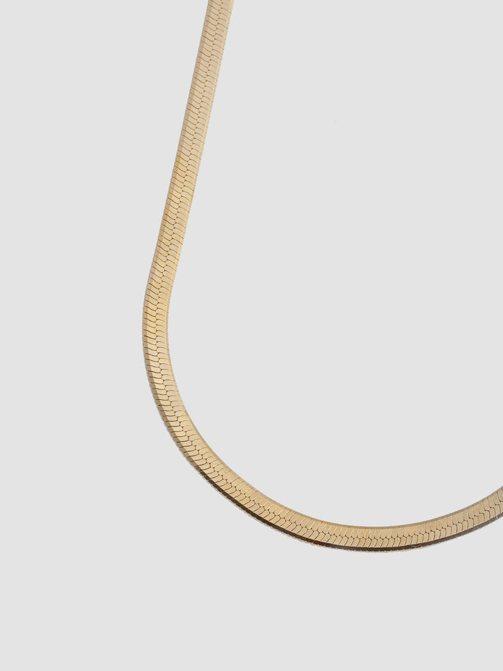 Vermeil Herringbone Necklace