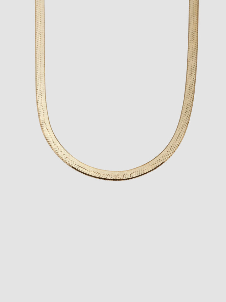 Vermeil Herringbone Necklace