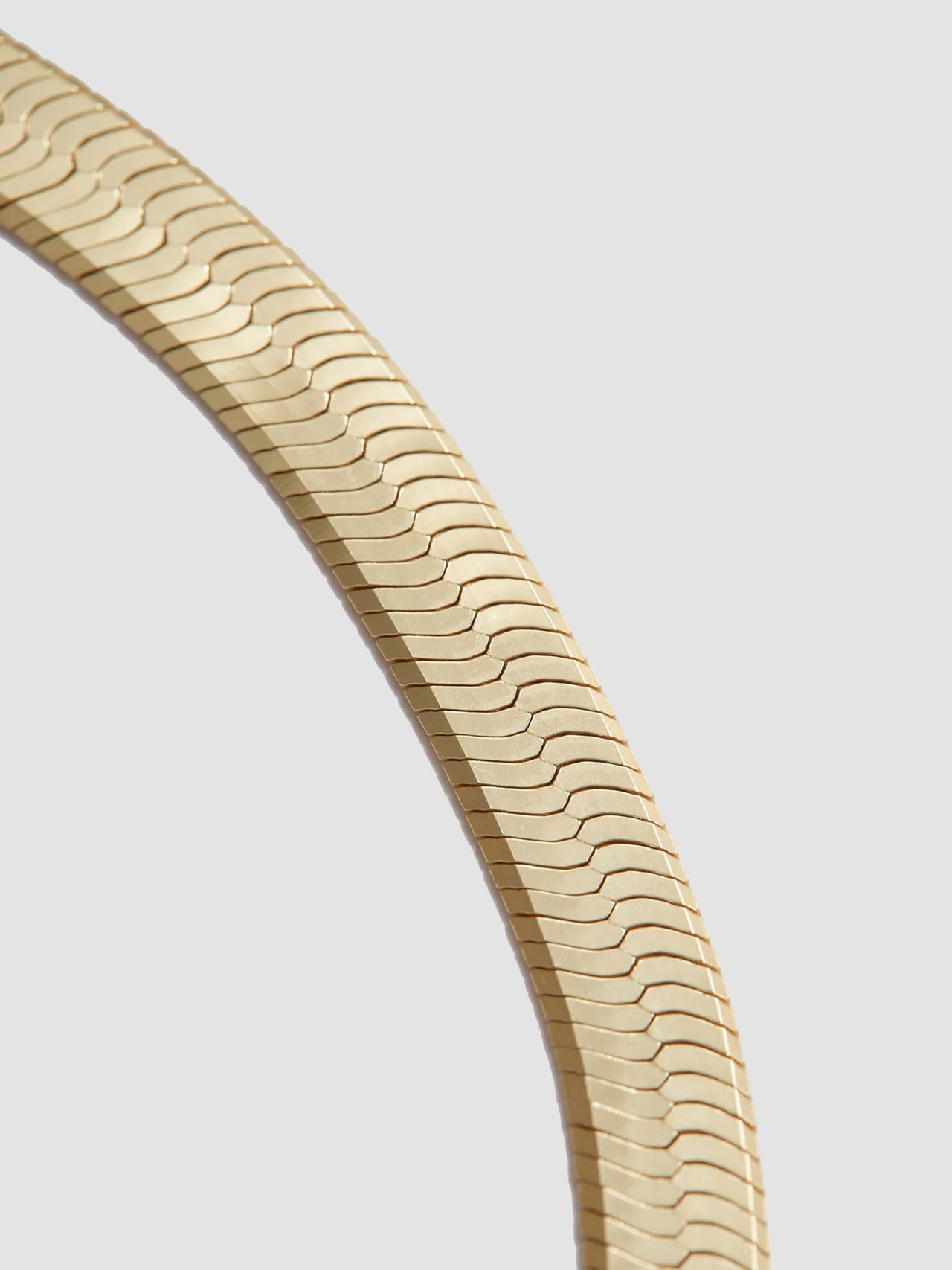 Vermeil XL Herringbone Necklace