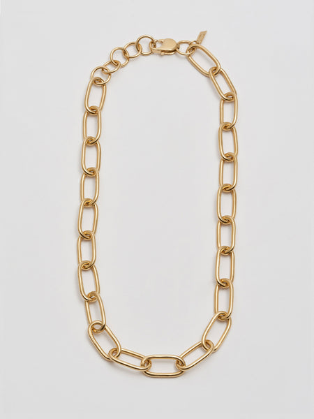 14k Gold Filled Paperclip Large Links Necklace - 18