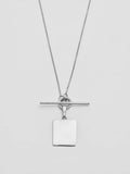 Sterling Silver Square & Toggle
