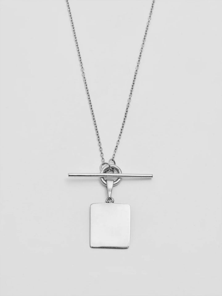 Sterling Silver Square & Toggle