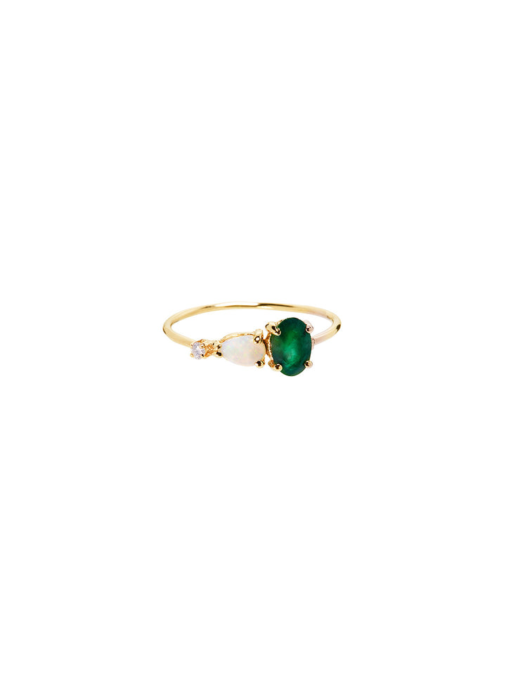 Emerald Opal Ring - Archival Collection