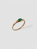 Mini Emerald Signet