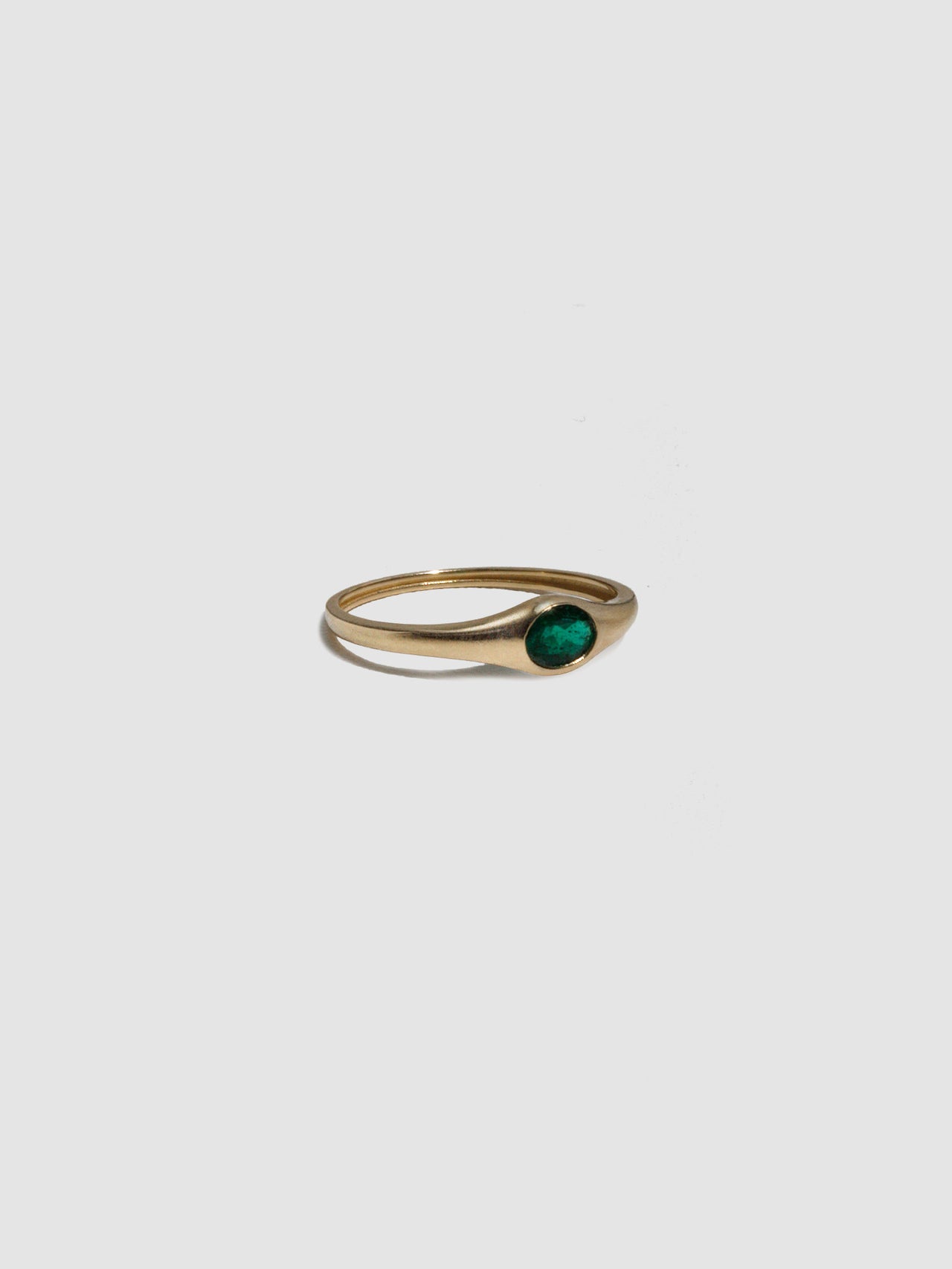 Mini Emerald Signet
