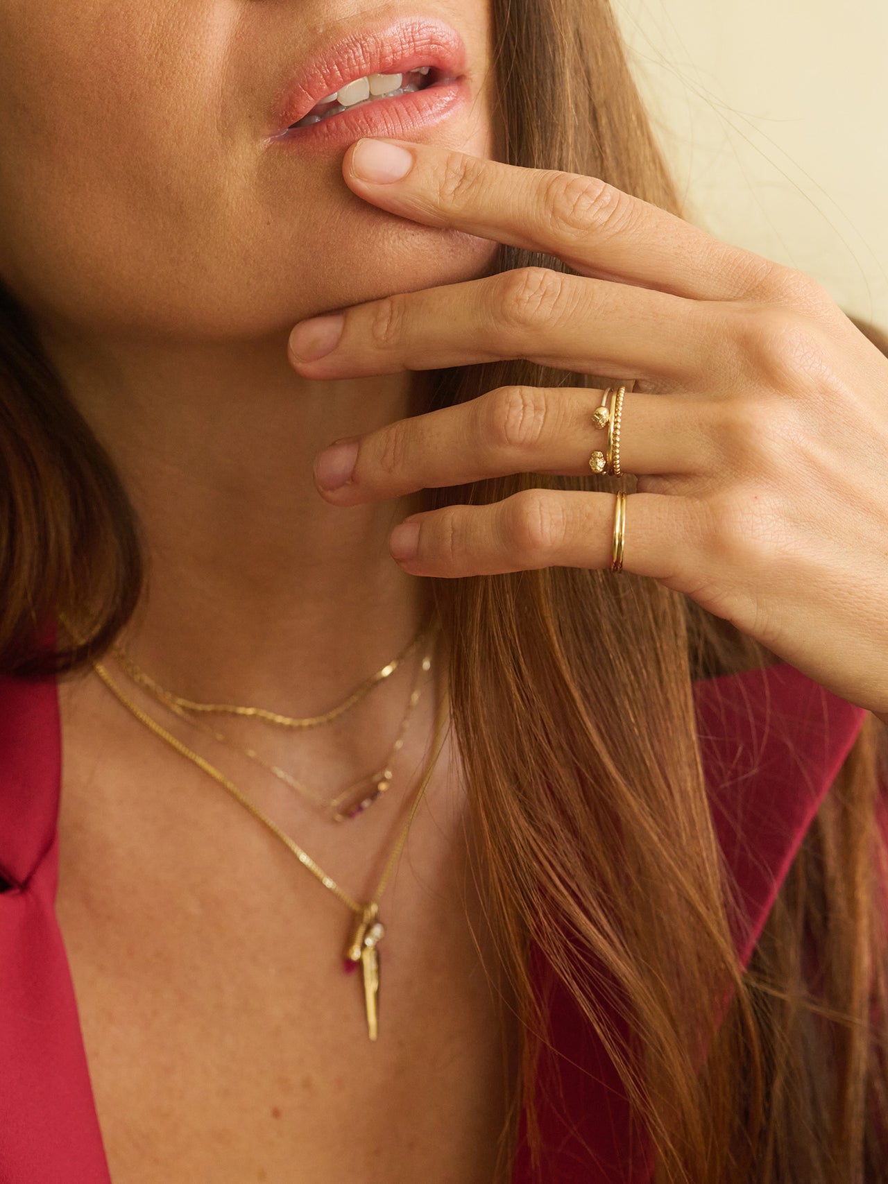 Mini Diamond Eyes Skull Ring