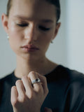 Gentry Diamond Oval Band