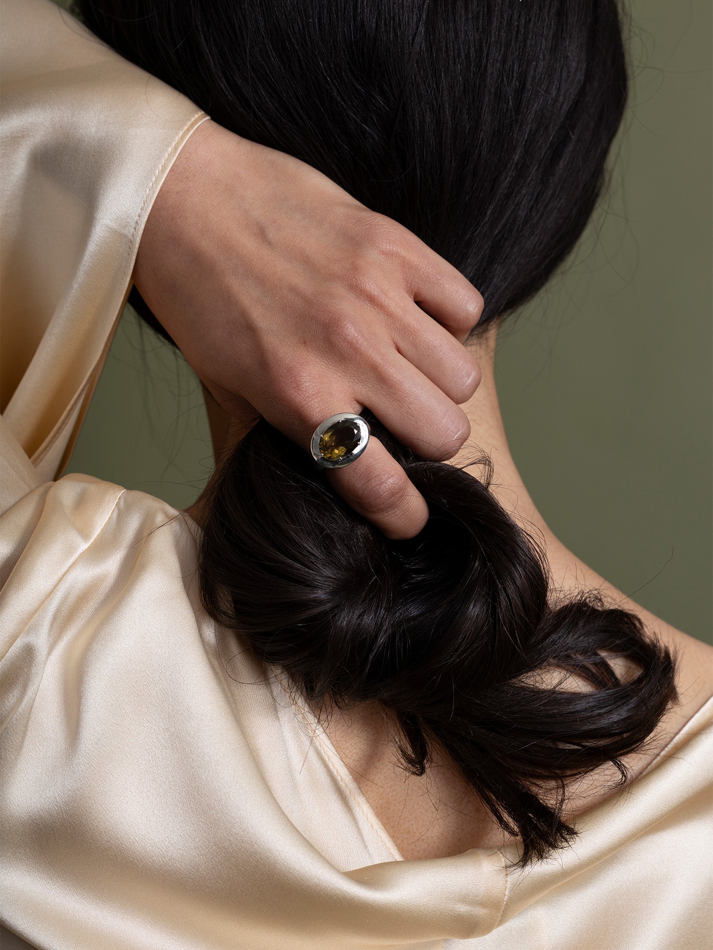 Olive Cocktail Ring