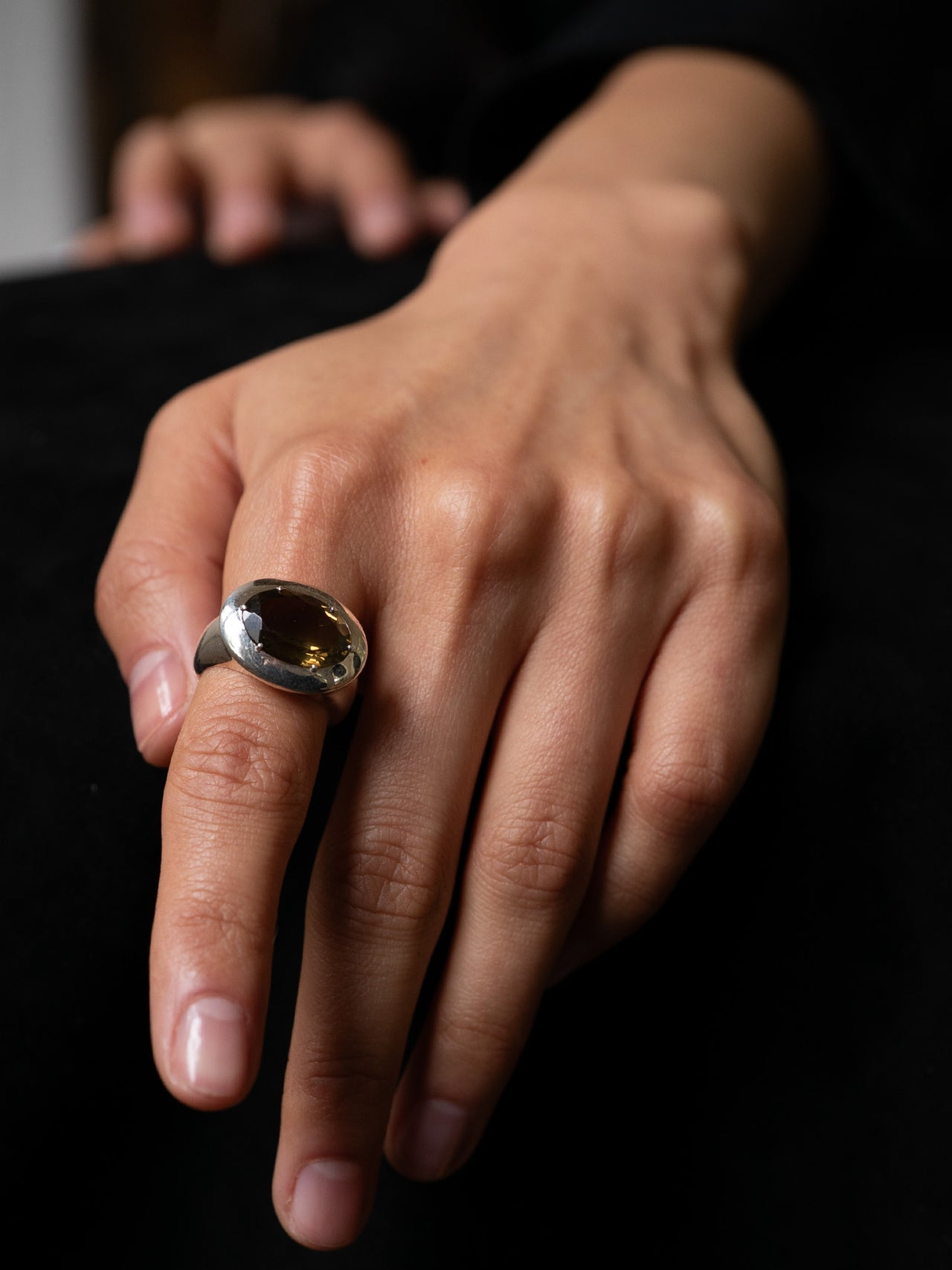 Olive Cocktail Ring