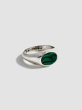 Malachite Oval Signet - Archival Collection