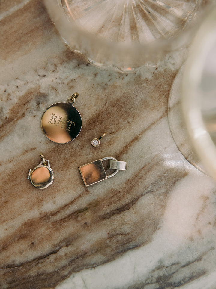Mixed Metal Locket Pendant