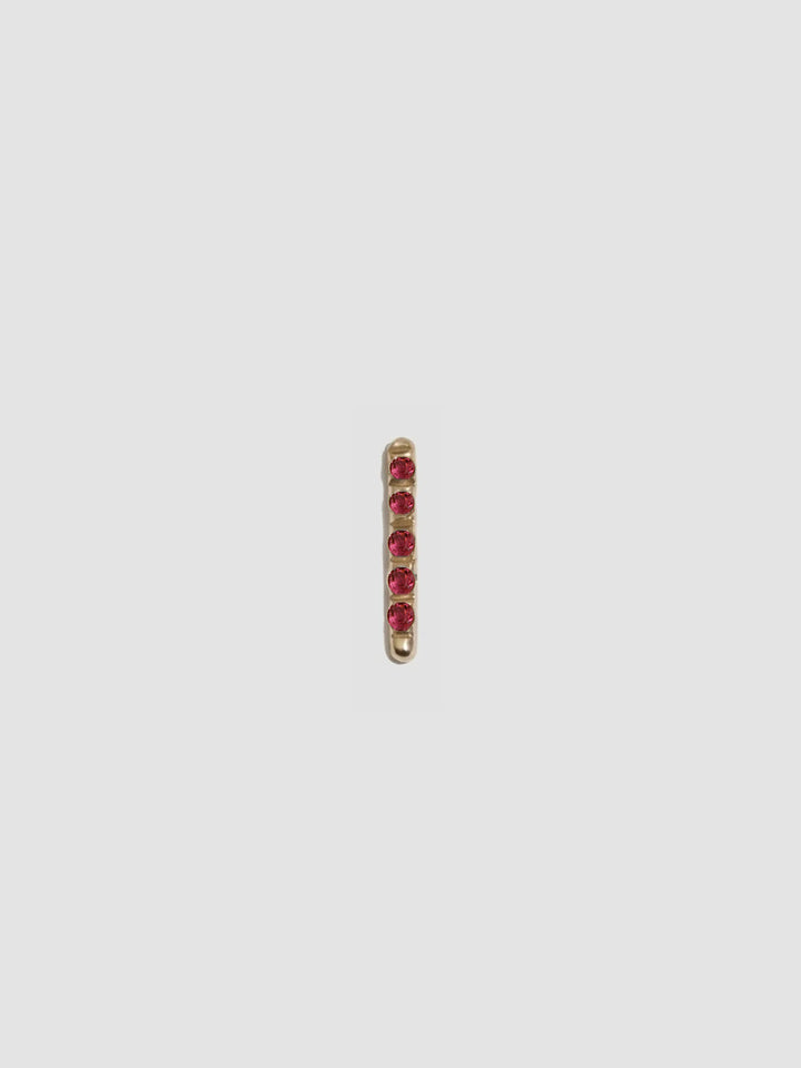 Tourmaline Rod Stud