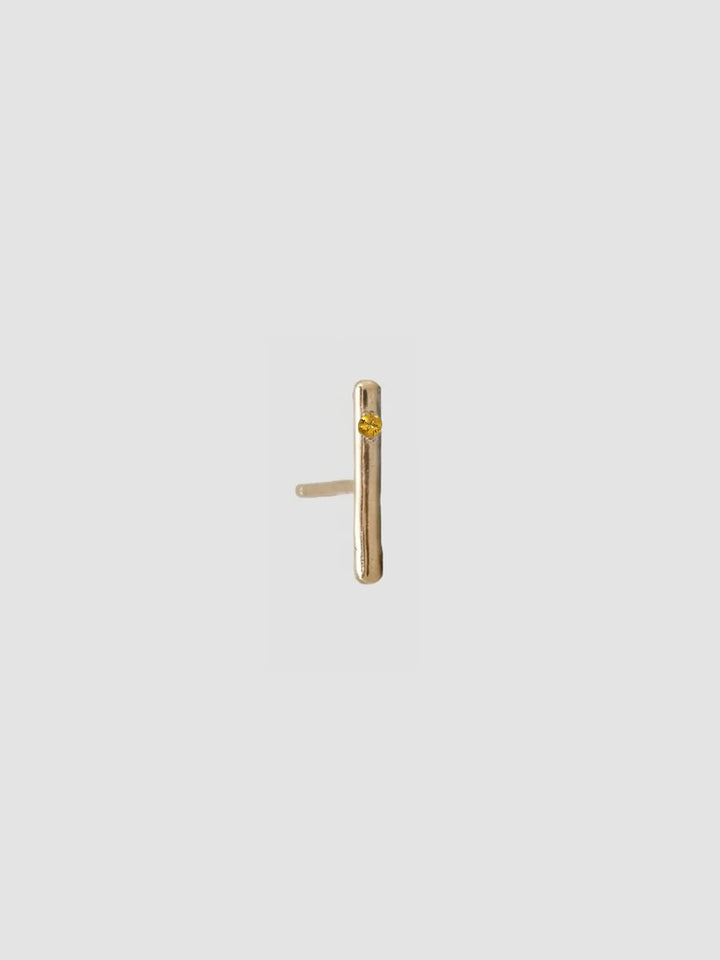 Citrine Solo Rod Stud