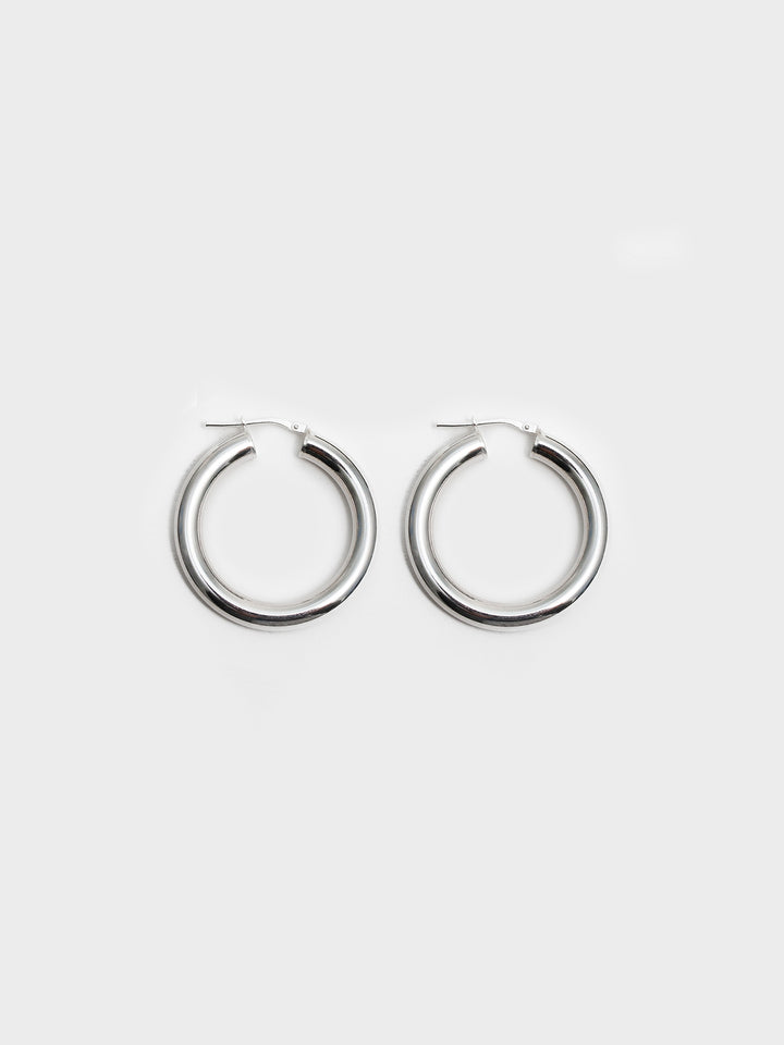 Pair of 316L Surgical Stainless Steel Hoop Earring With Beveled Edges,  Worldwide Shipping, Uk Seller - Etsy Israel