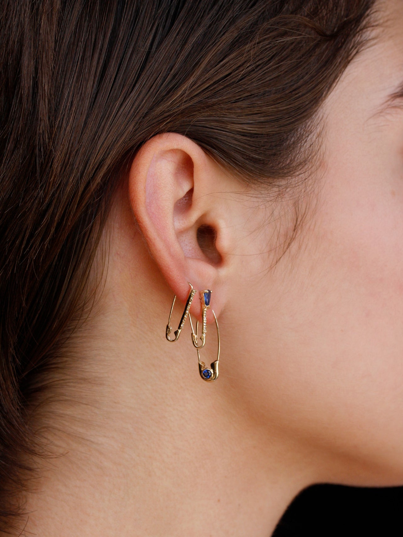 Cirque Safety Pin Earring