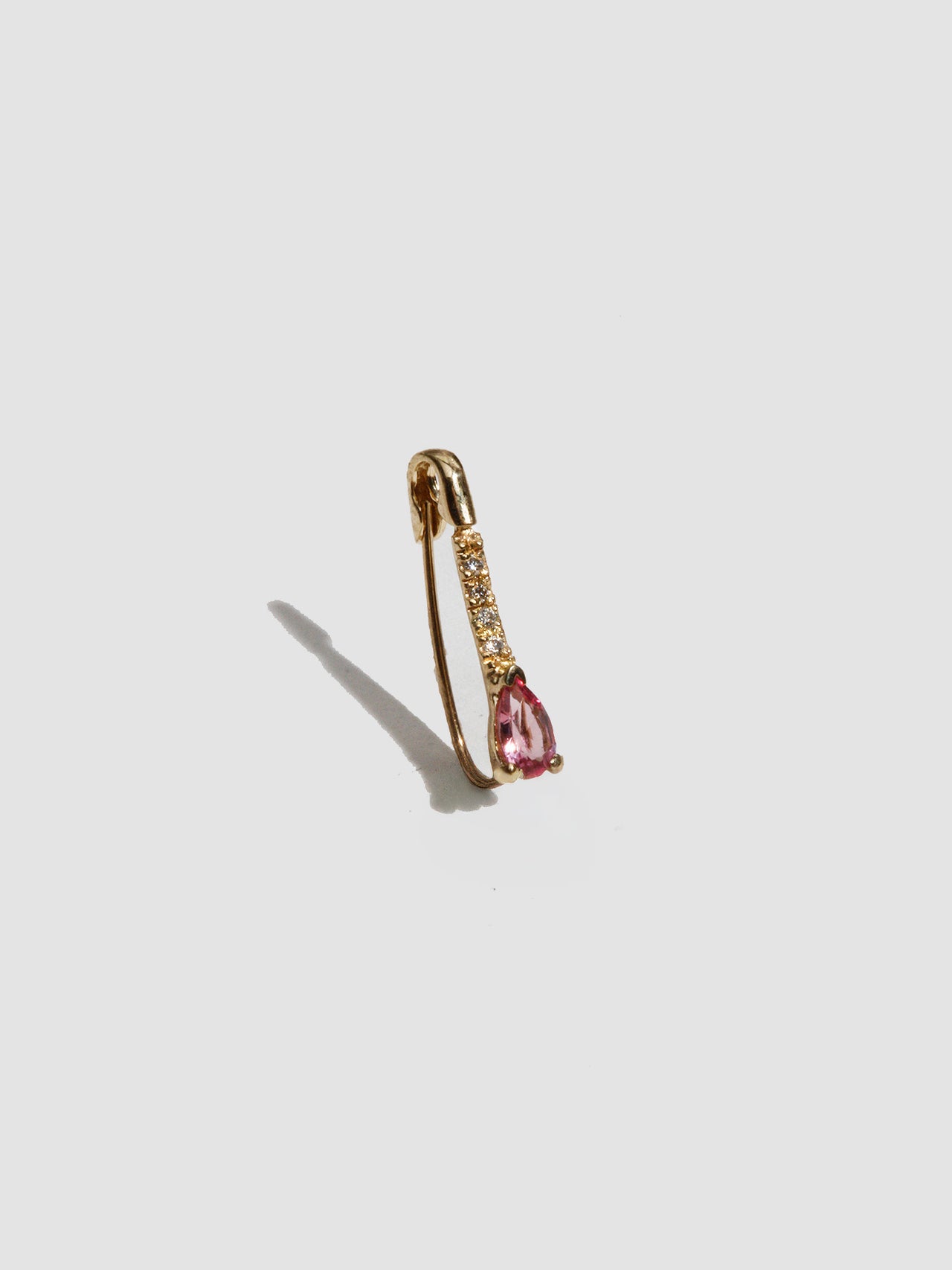 Mini Gemstone Diamond Safety Pin
