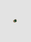 Emerald Bezel Stud