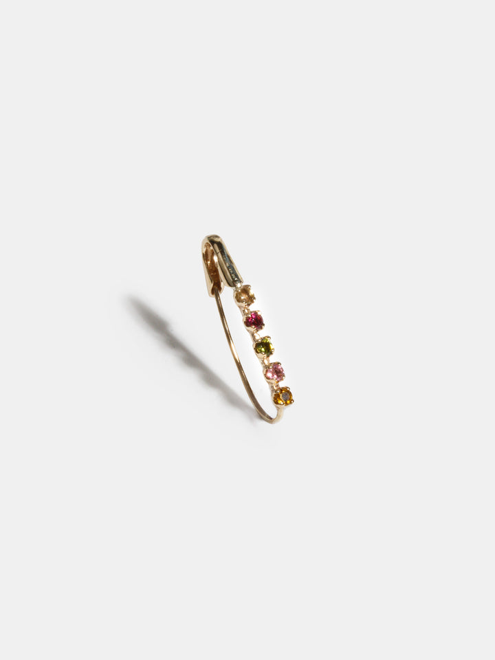 Tourmaline Ombre Prong Safety Pin