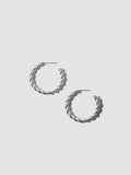 Hand-Twisted Spiral Rope Hoops - Archive Capsule