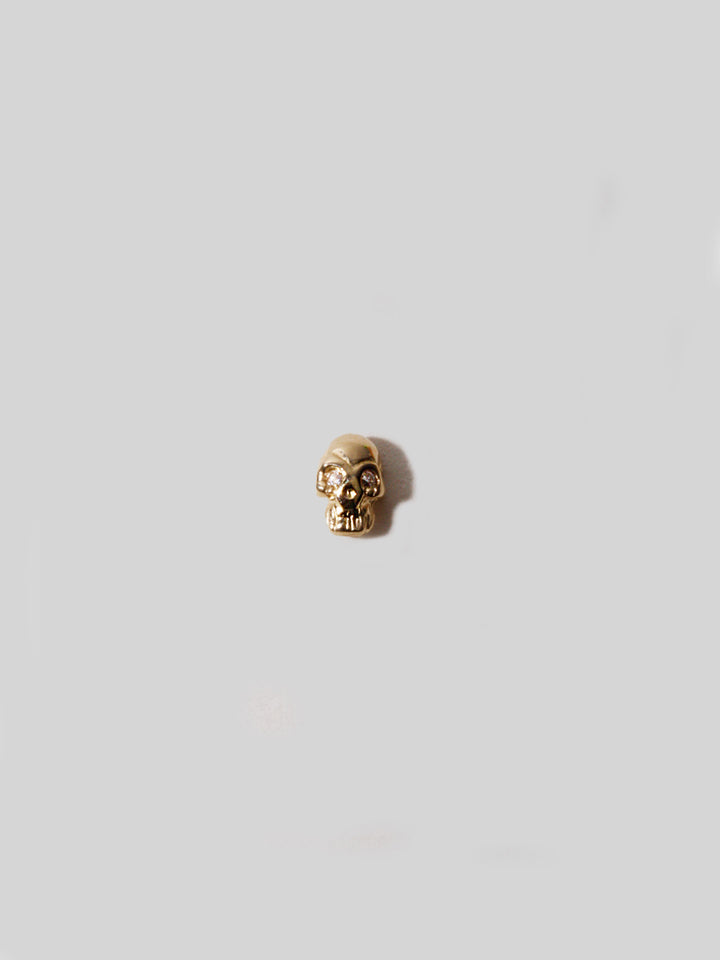 Mini Diamond Skull Stud