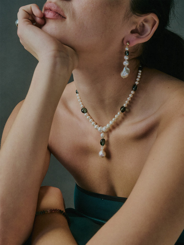 Poet Y Pearl Necklace