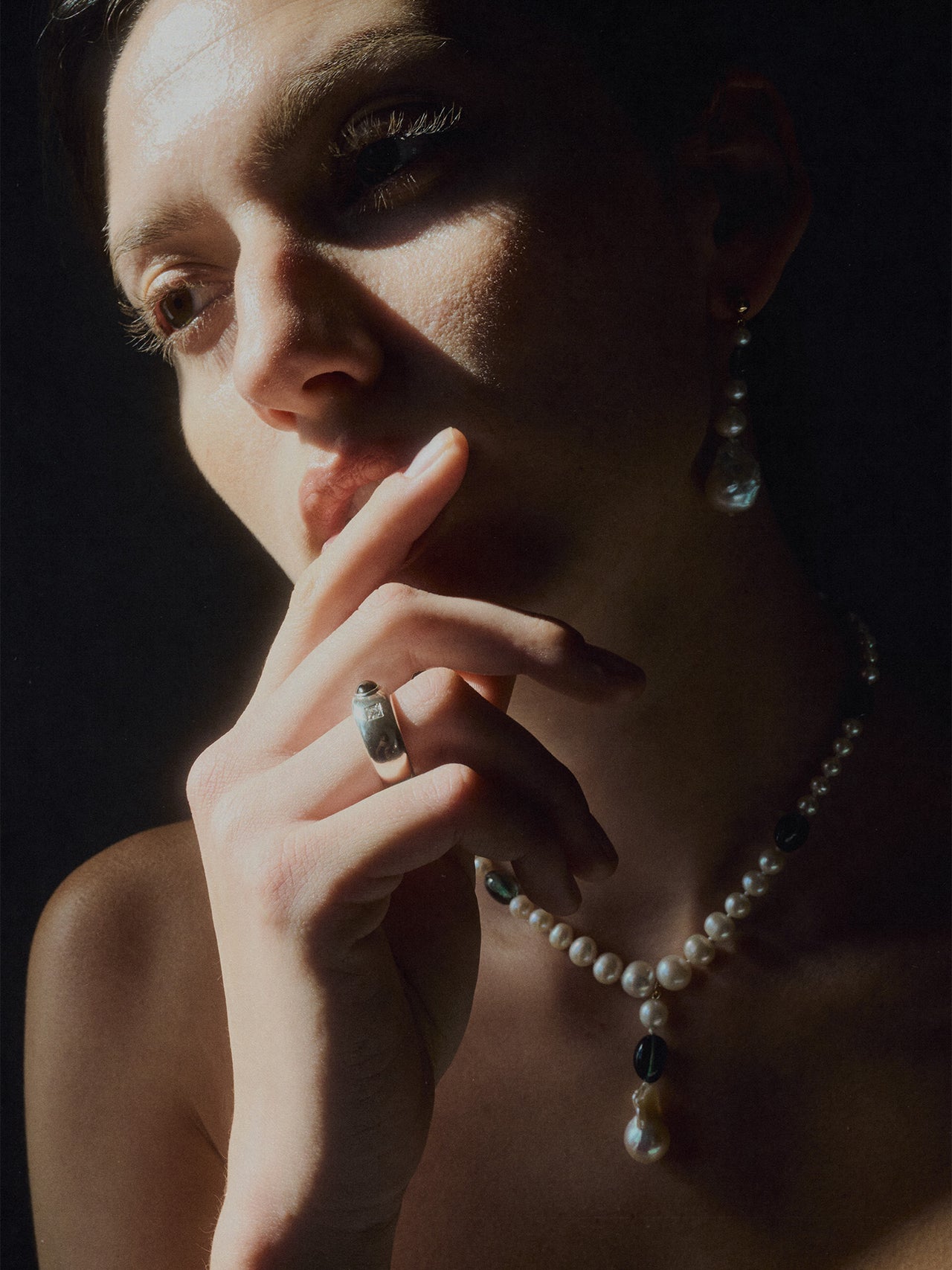 Poet Y Pearl Necklace