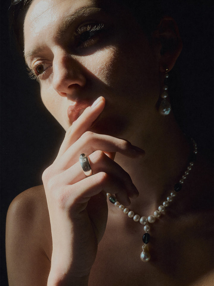 Poet Y Pearl Necklace
