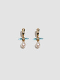 Lunette Barbell Chandelier Hoops
