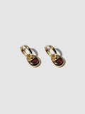 Mini Half Moon Lock Hoops
