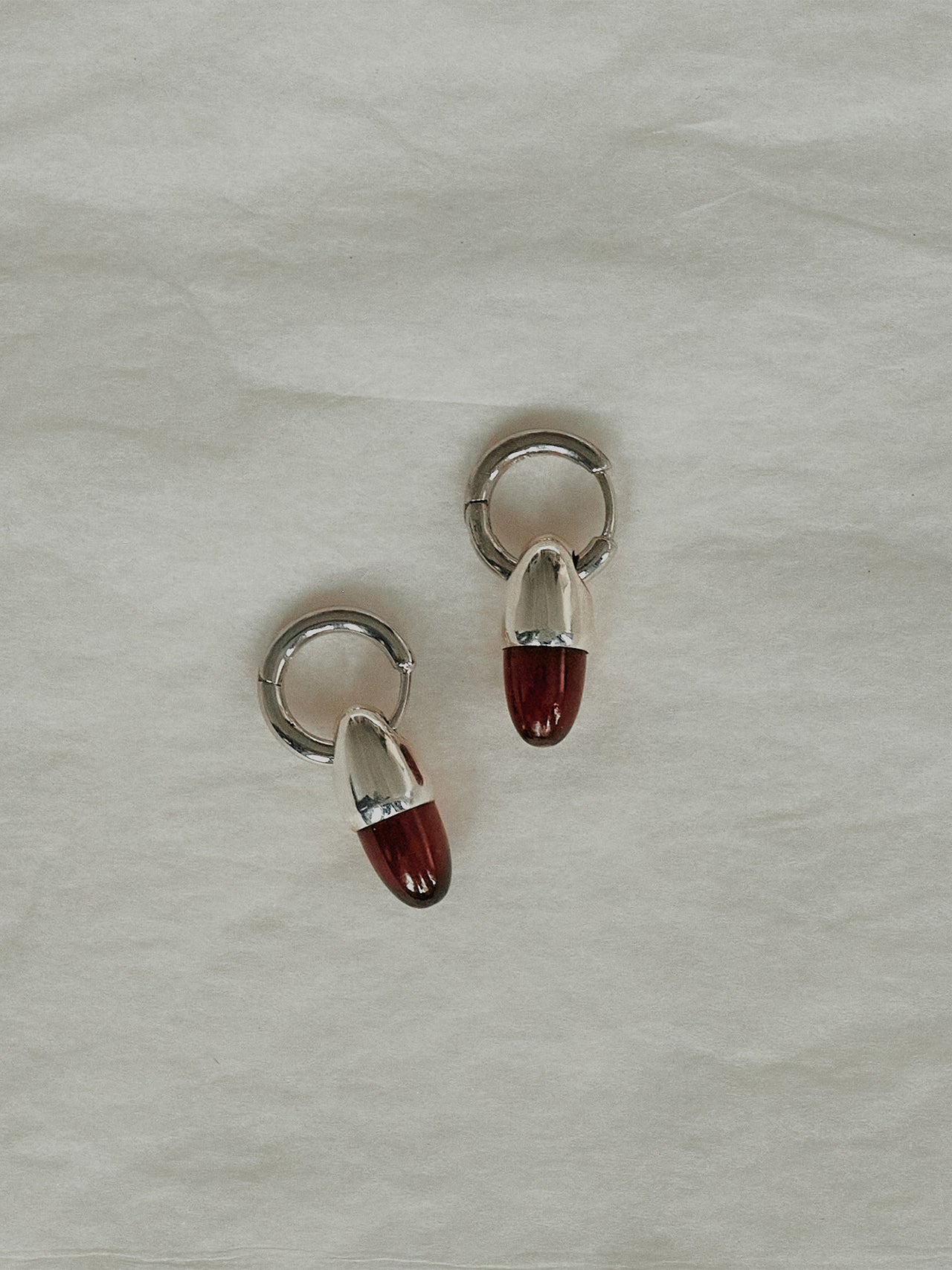 Stone Capsule Hoops