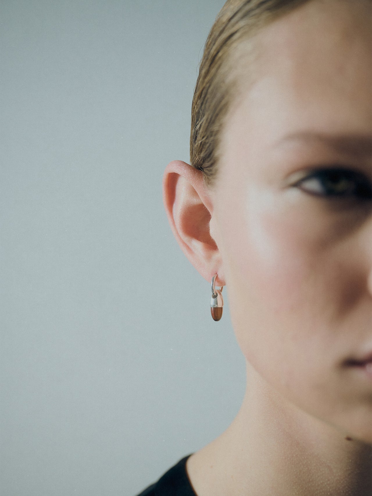 Stone Capsule Hoops
