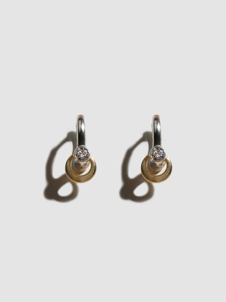 Pierced Barbell Huggies
