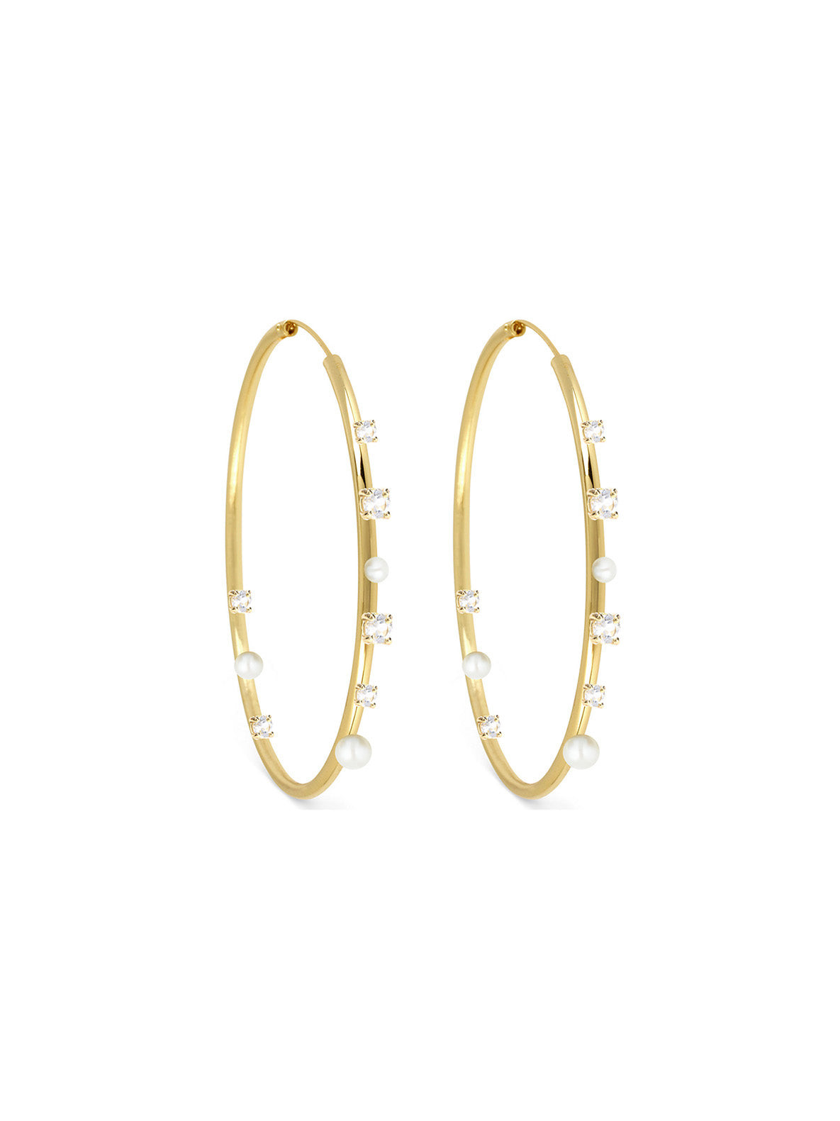 Diamond & Gemstone Hoops - Archival Collection