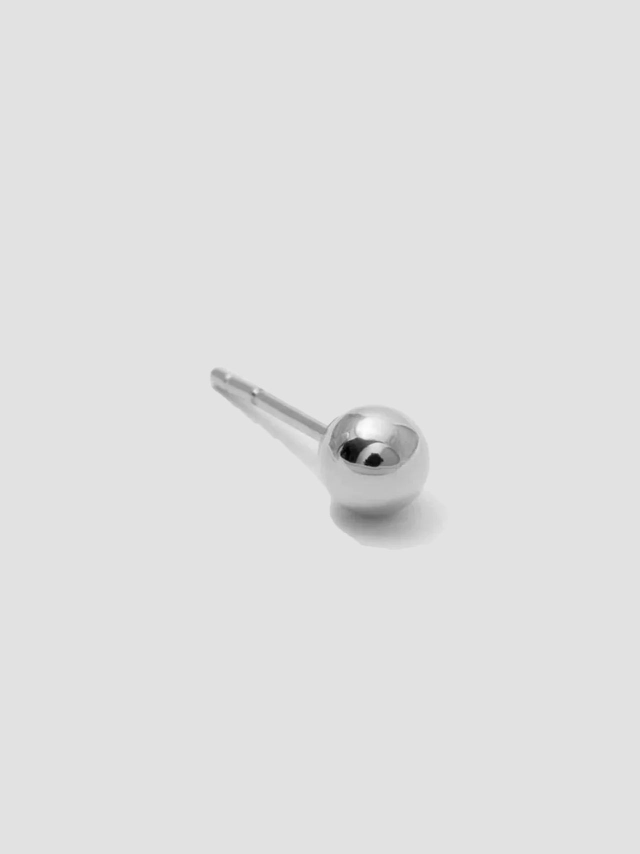 Sterling Silver Sphere Studs