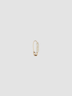 Mini Friendship Safety Pin pictured on light grey background.