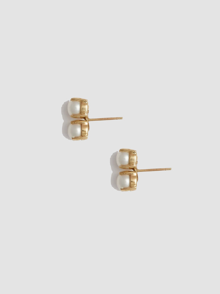 Deux Pearl Studs - Archival Collection