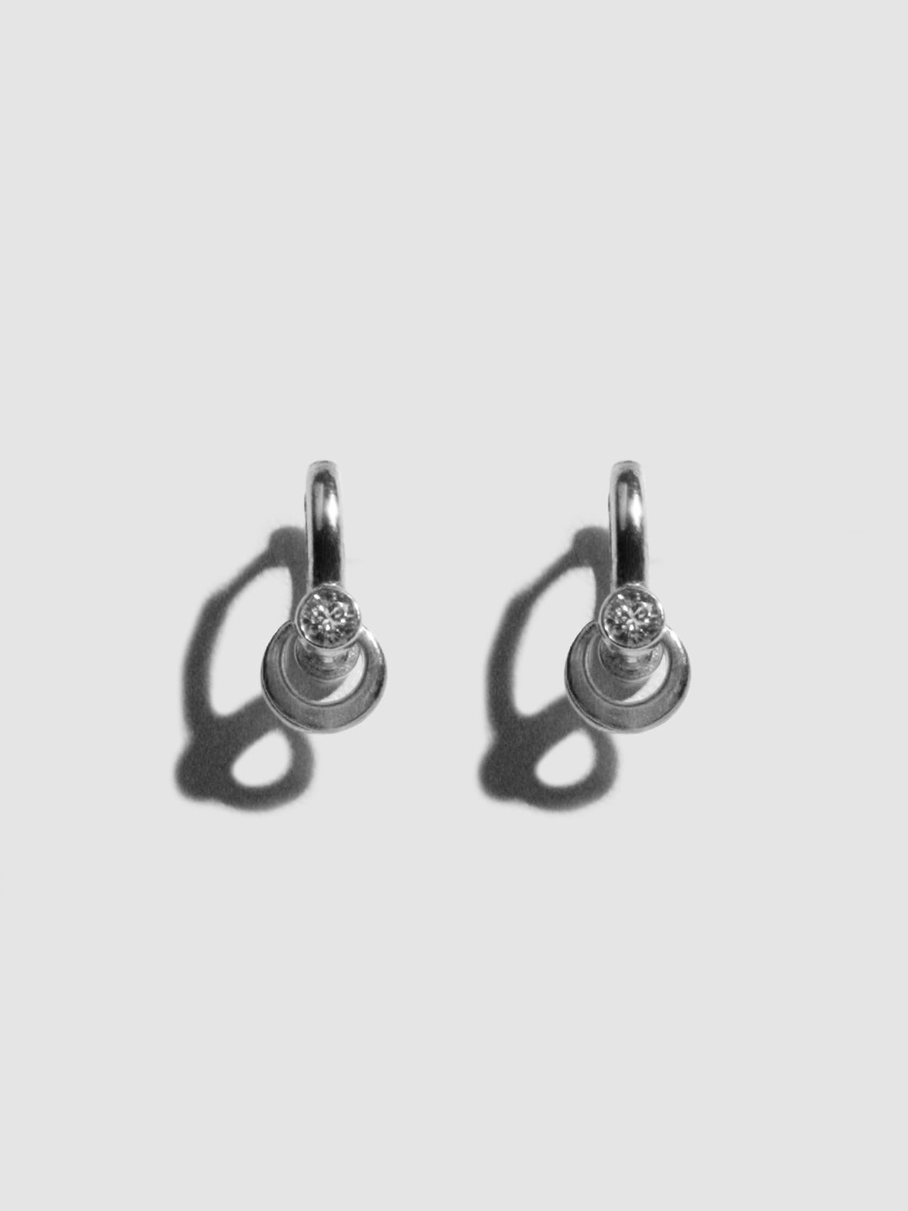 Pierced Barbell Huggies