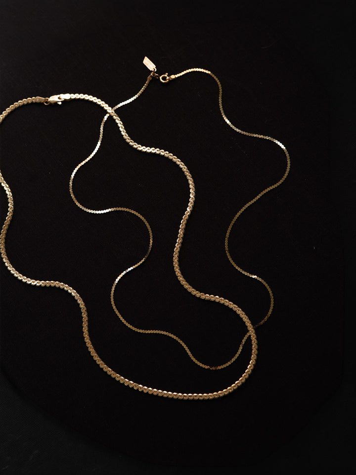 Serpentine Chain Necklace