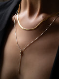 Vermeil Herringbone Necklace