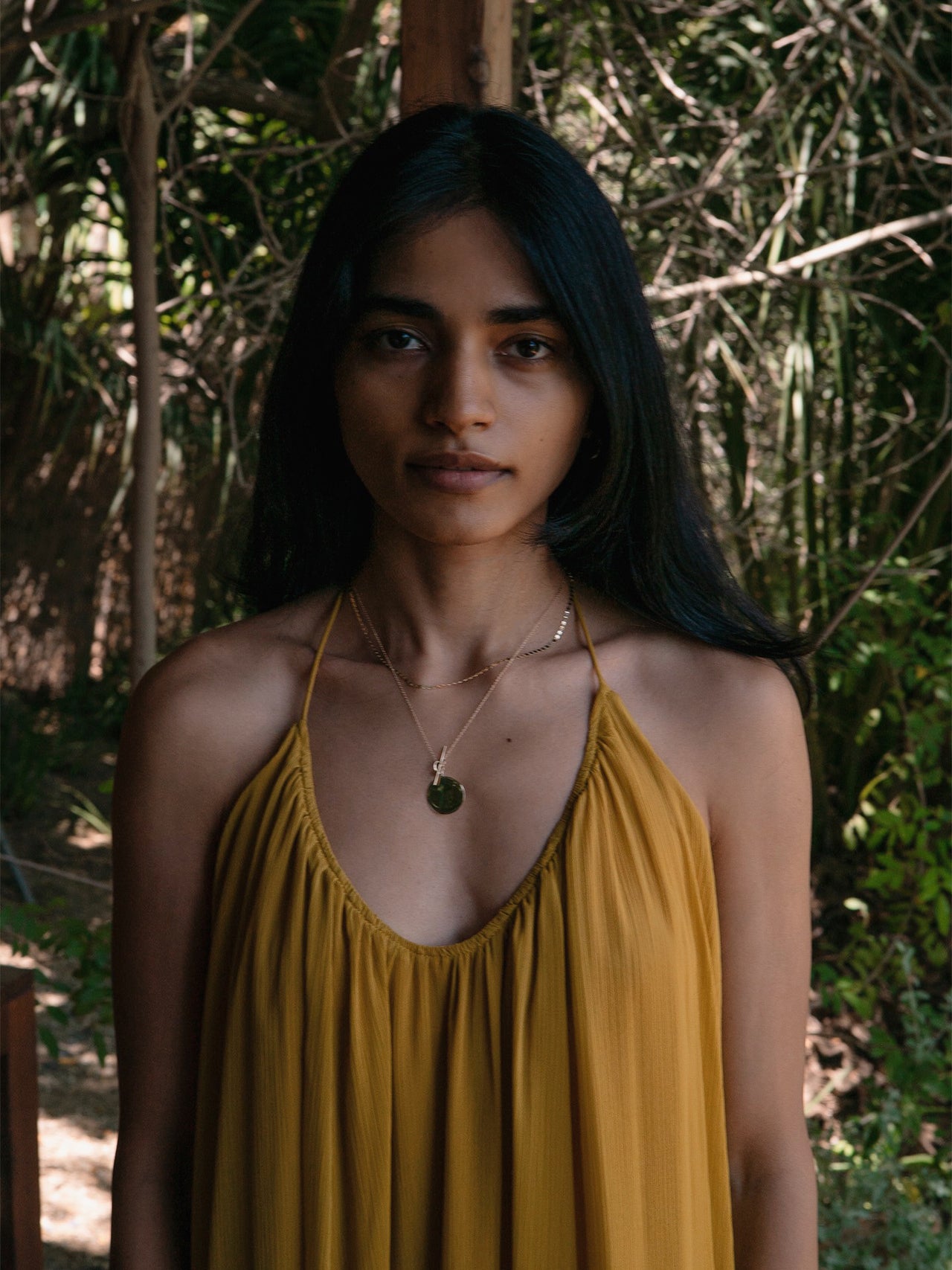 Disk & Toggle Necklace