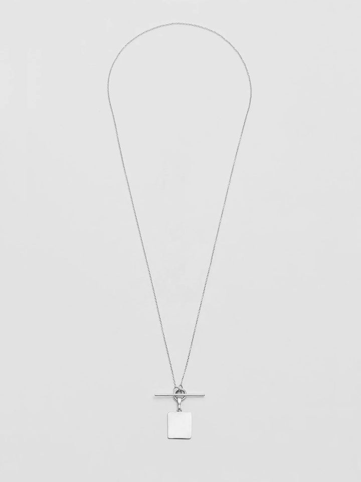 Sterling Silver Square & Toggle