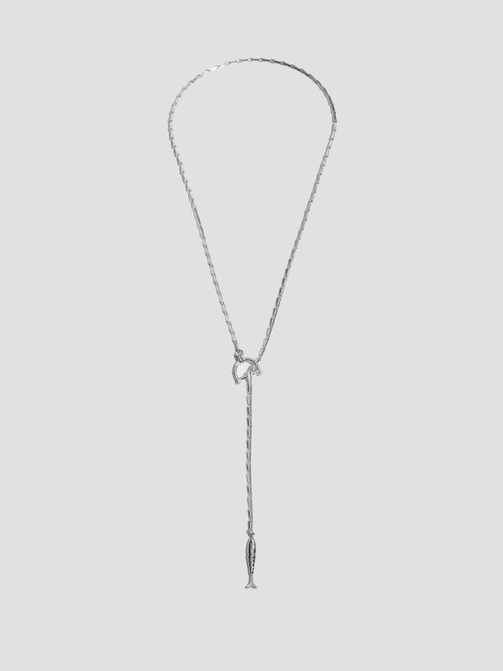 Sardine Lariat Necklace