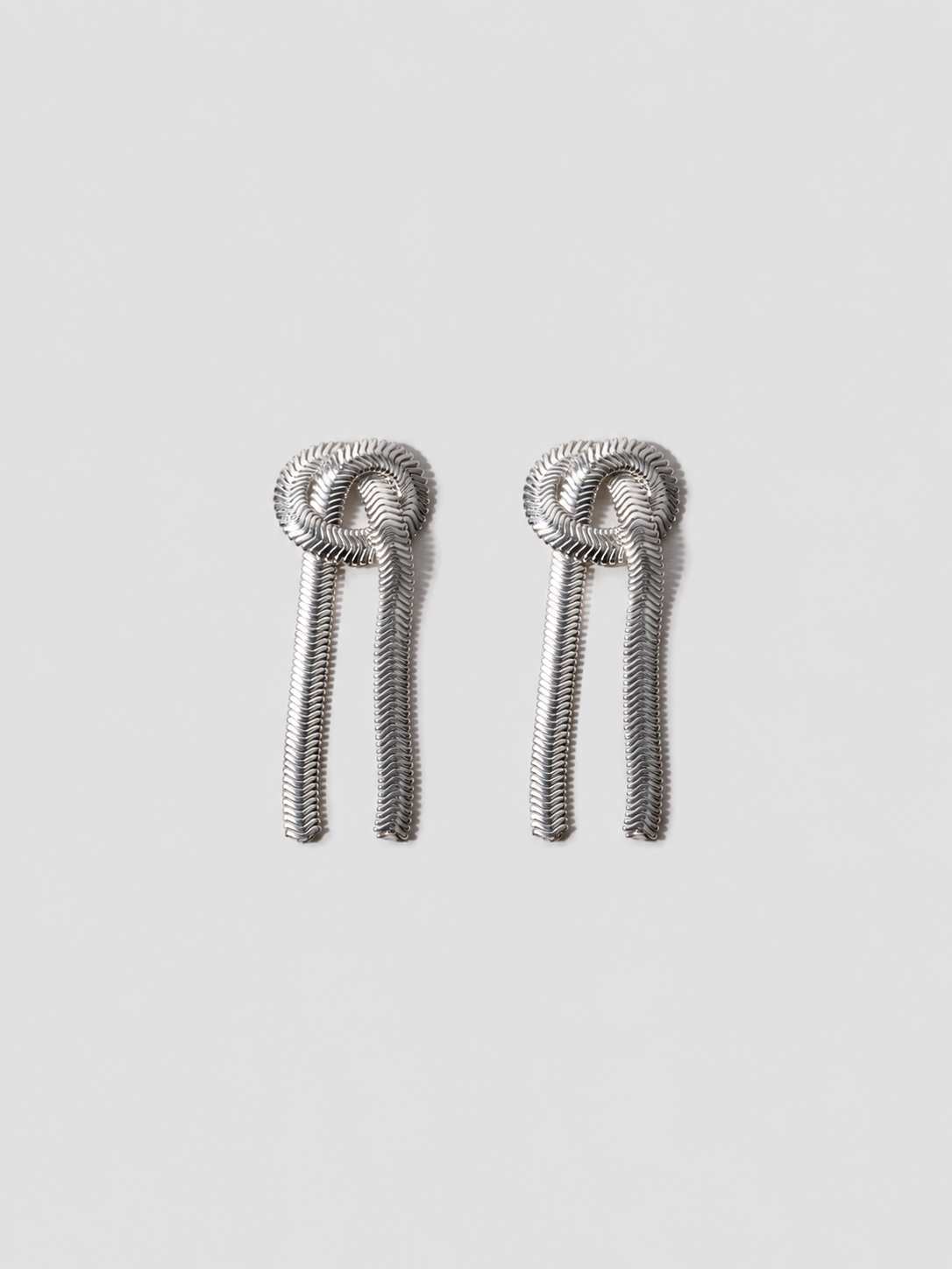 XL Cashmere Ribbon Earrings