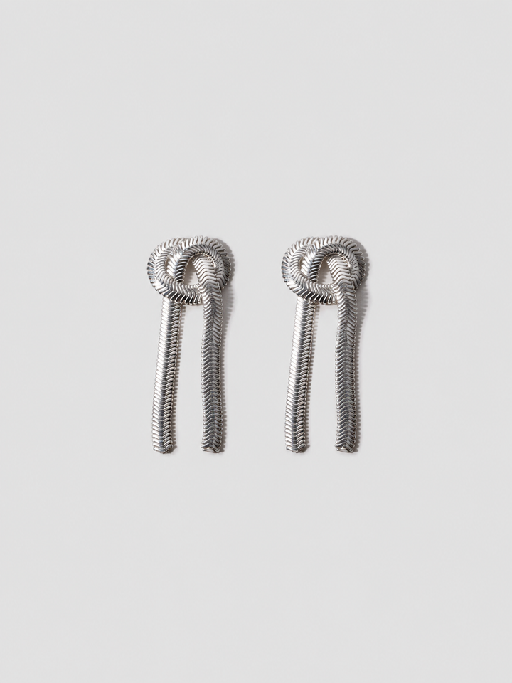 XL Cashmere Ribbon Earrings