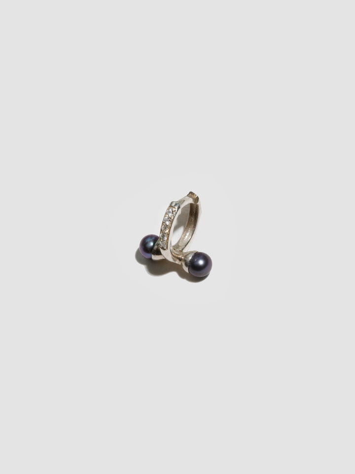 Pearl Barbell Huggie - Archival Collection