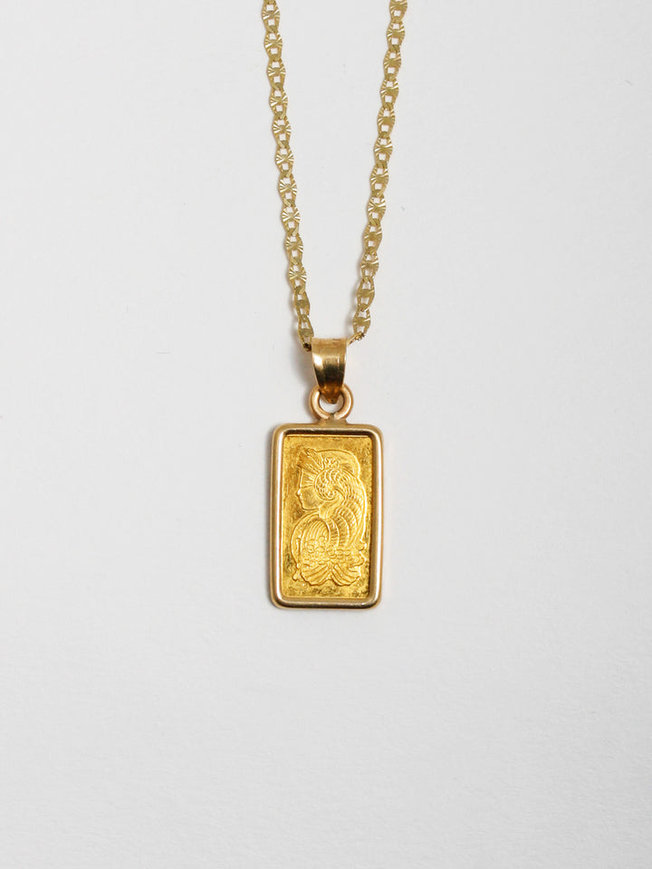 Lady Fortuna Coin Pendant - Vintage Capsule
